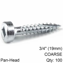 KREG Zinc Pocket Hole Screws 19mm 0.75
